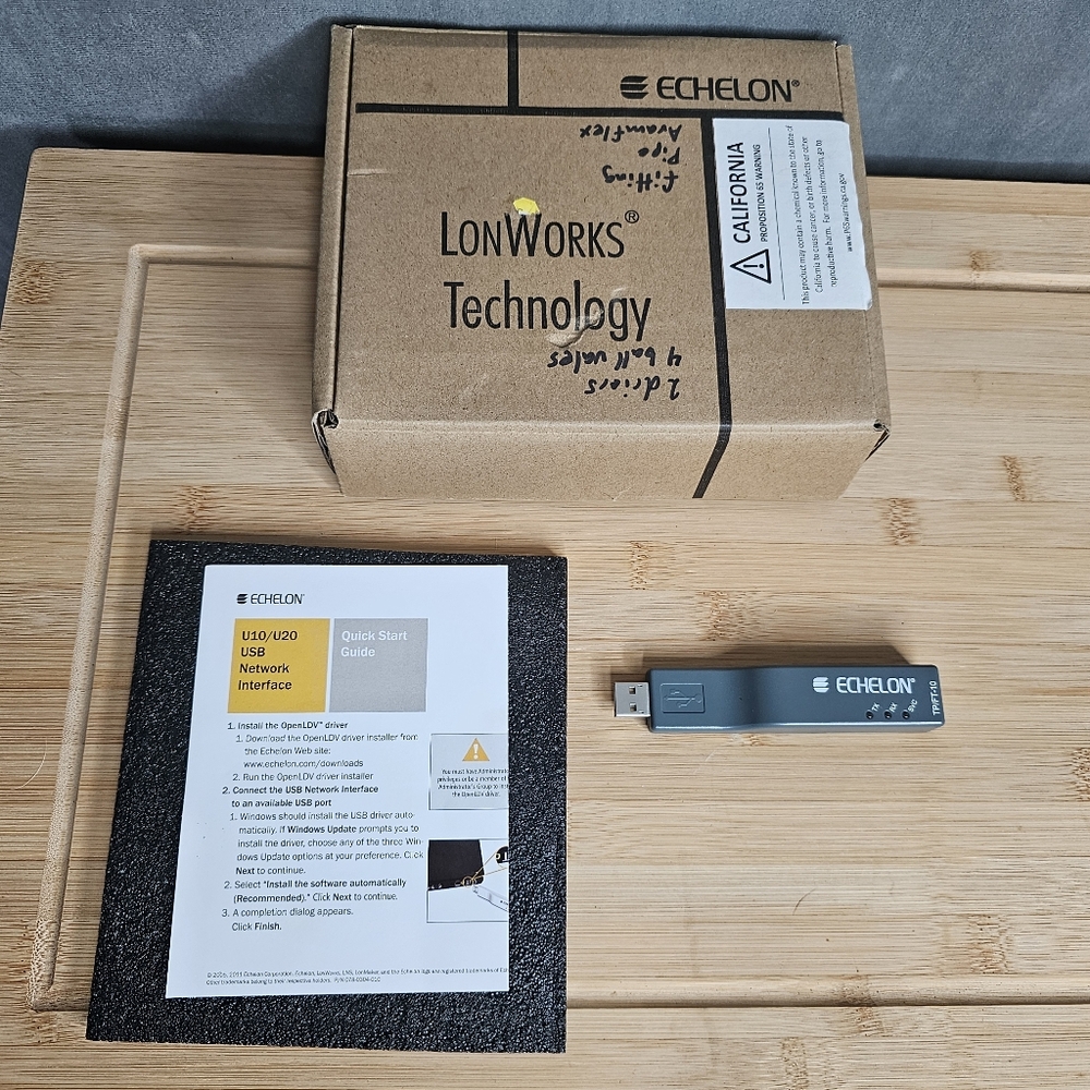 ONE Echelon U10/U20 USB Network Interface USB Adapter 75010R TP/FT-10. B1-58